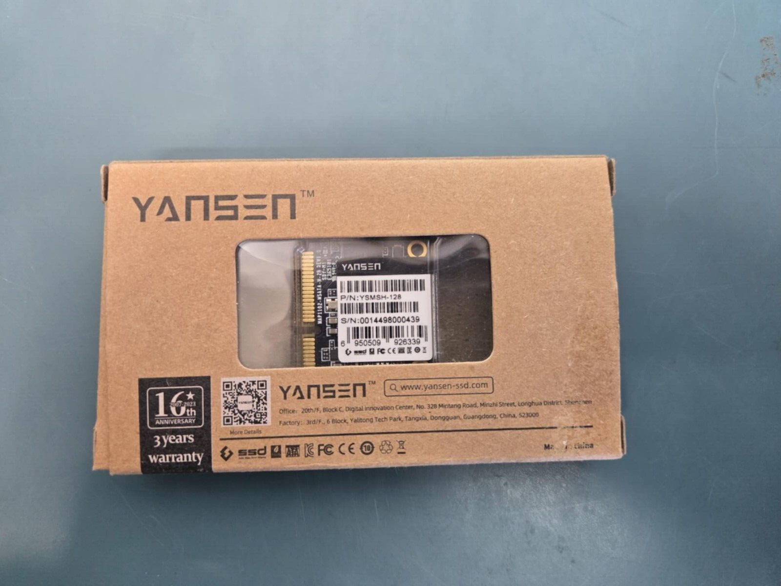 Yansen mSATA SSD 128GB YSMSH-128 - Image 3