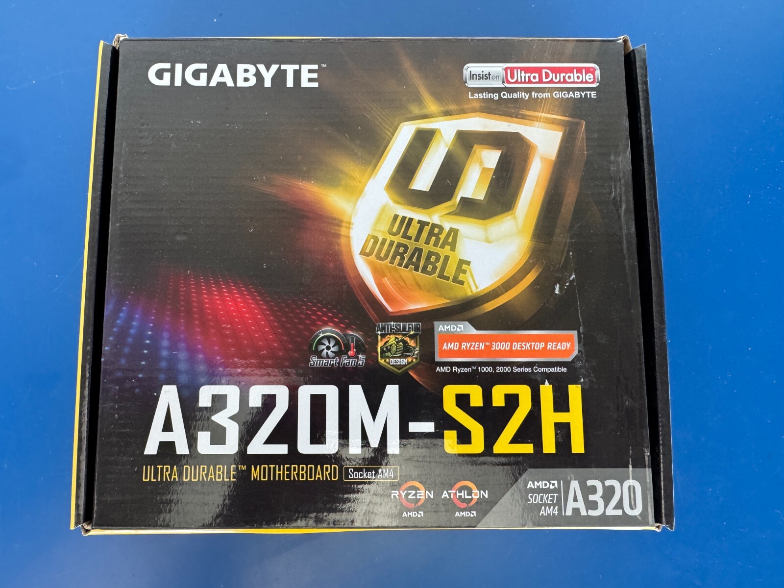 GIGABYTE A320M-S2H AMD Ryzen 5000 Ready AM4 MicroATX Motherboard