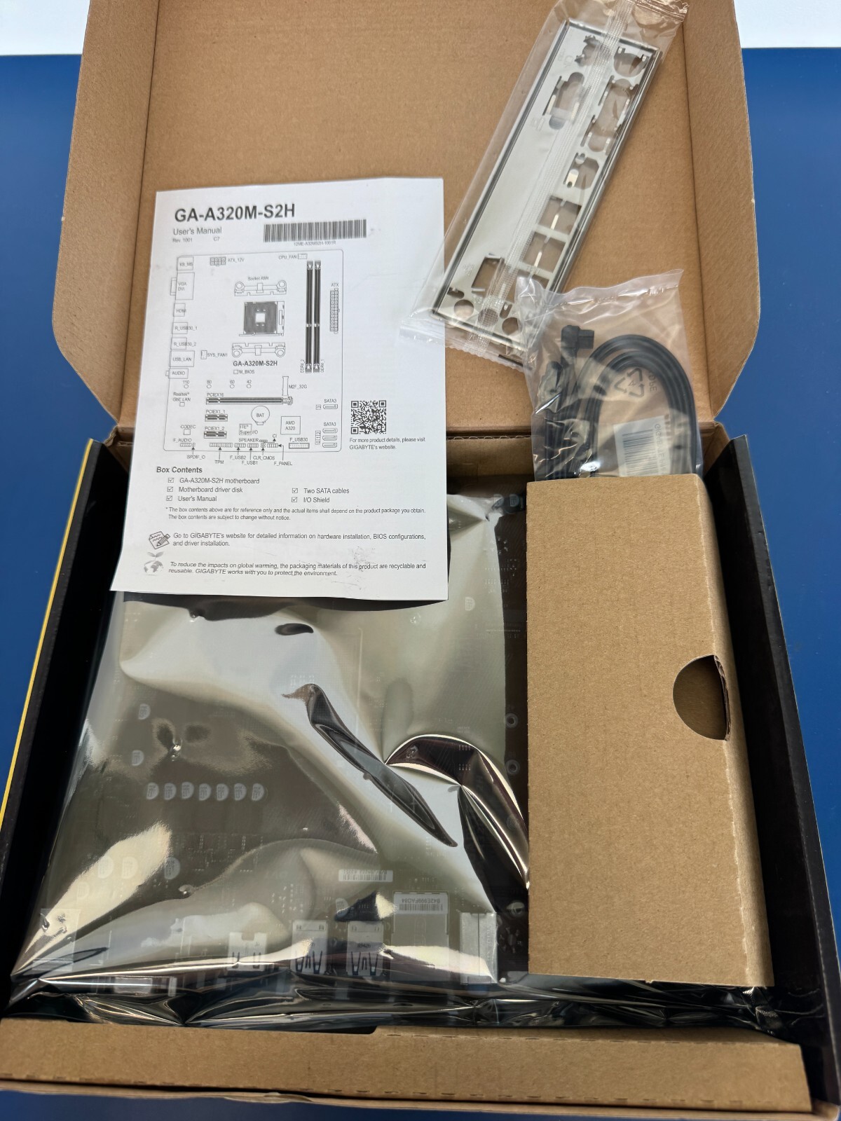 GIGABYTE A320M-S2H AMD Ryzen 5000 Ready AM4 MicroATX Motherboard - Image 3