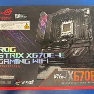 ASUS ROG STRIX X670E-E GAMING WIFI 6E Socket AM5 Ryzen 7000 8000 9000 DDR5 ATX