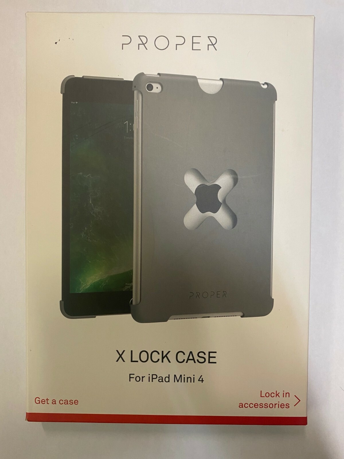 Studio Proper X Lock iPad Mini 4 Shell Space Grey SPCIPAM4SSG1