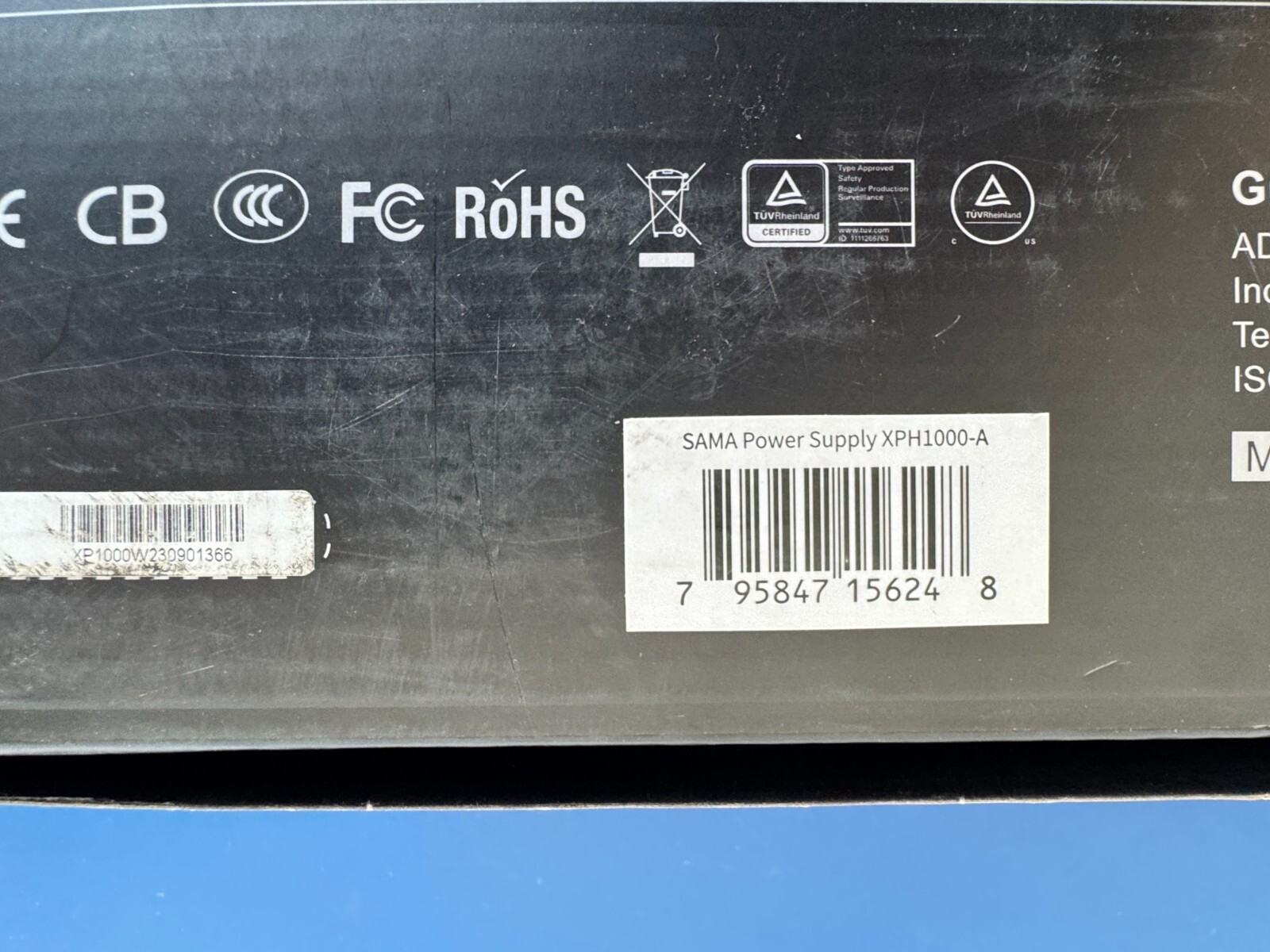 Sama XP 1000W XPH1000-A 80+ Platinum Modular gaming / workstation PSU - Image 2
