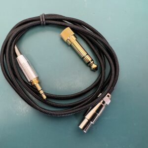 6.3/3.5mm Jack Headphone Cable Audio Line Cord for AKG K240 K141 K271 Q701