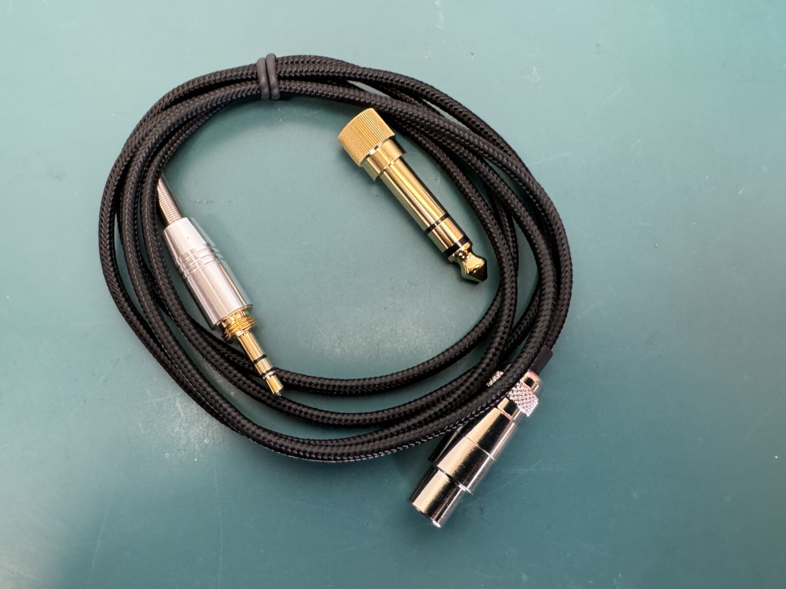 6.3/3.5mm Jack Headphone Cable Audio Line Cord for AKG K240 K141 K271 Q701
