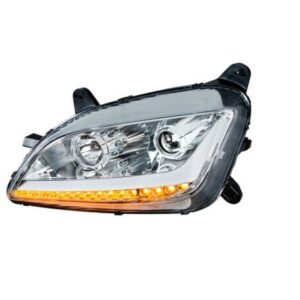 United Pacific 35812 Projection Headlight Assembly Lh Chrome Peterbilt 587 10-16