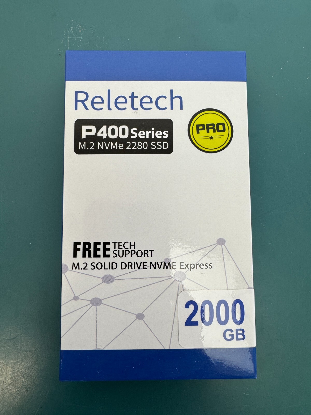 Reletech P400 Series M.2 Nvme 2280 SSD 2000GB Solid State Drive
