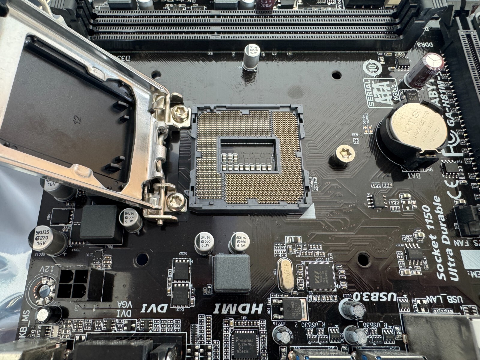 Gigabyte GA-H81M-S2H GSM Motherboard LGA1150 - Image 5