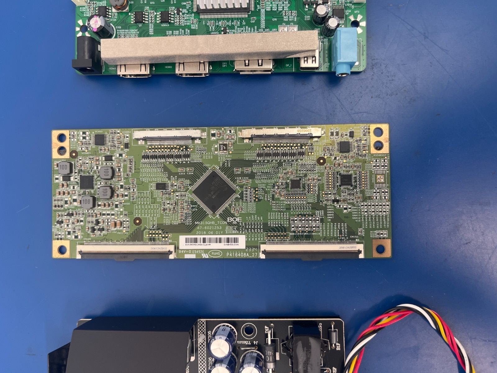 VIEWSONIC VX3276-2K-MHD VS17090 MONITOR MAIN BOARD T-CON PSU REPAIR KIT - Image 4