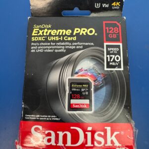 SanDisk 128GB Extreme PRO SD SDXC Memory Card 170MB/s Class 10 UHS-1 U3 4K 128G
