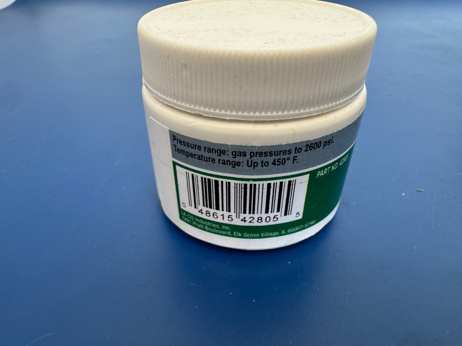 LA-CO ® 042805 OXY-TITE ® Pipe Thread Sealant, 4 oz, White - Image 4