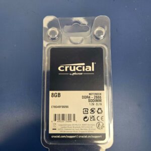 Crucial 8GB 2666 MHz CL19 (DDR4) SODIMM Memory CT8G4SFS8266