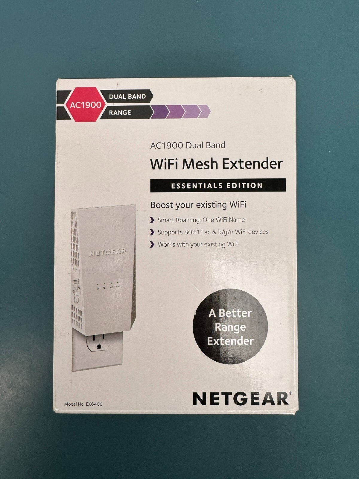 NETGEAR AC1900 WiFi Mesh Extender - EX6400100NAS (EX6400v3)