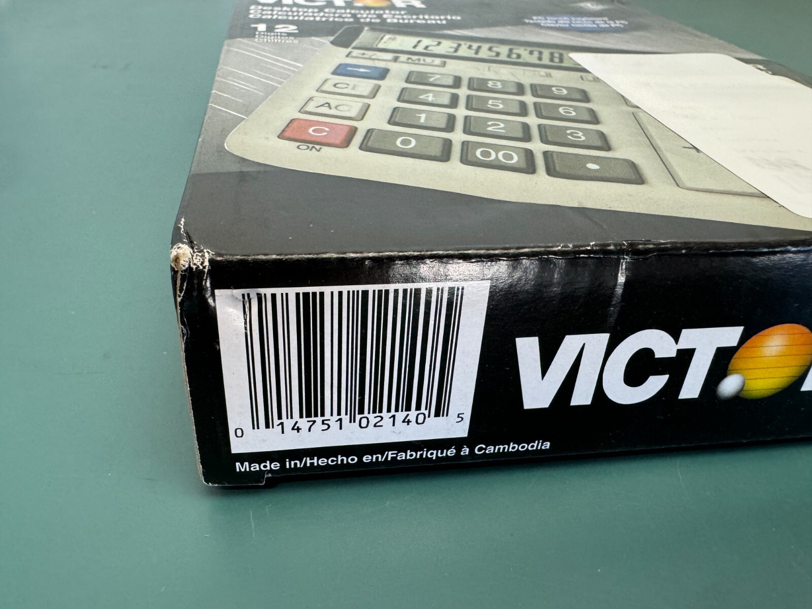 Victor Desktop Calculator 12 Digit Display 6.0 L x 7.5 W x 1.6 H - Image 2