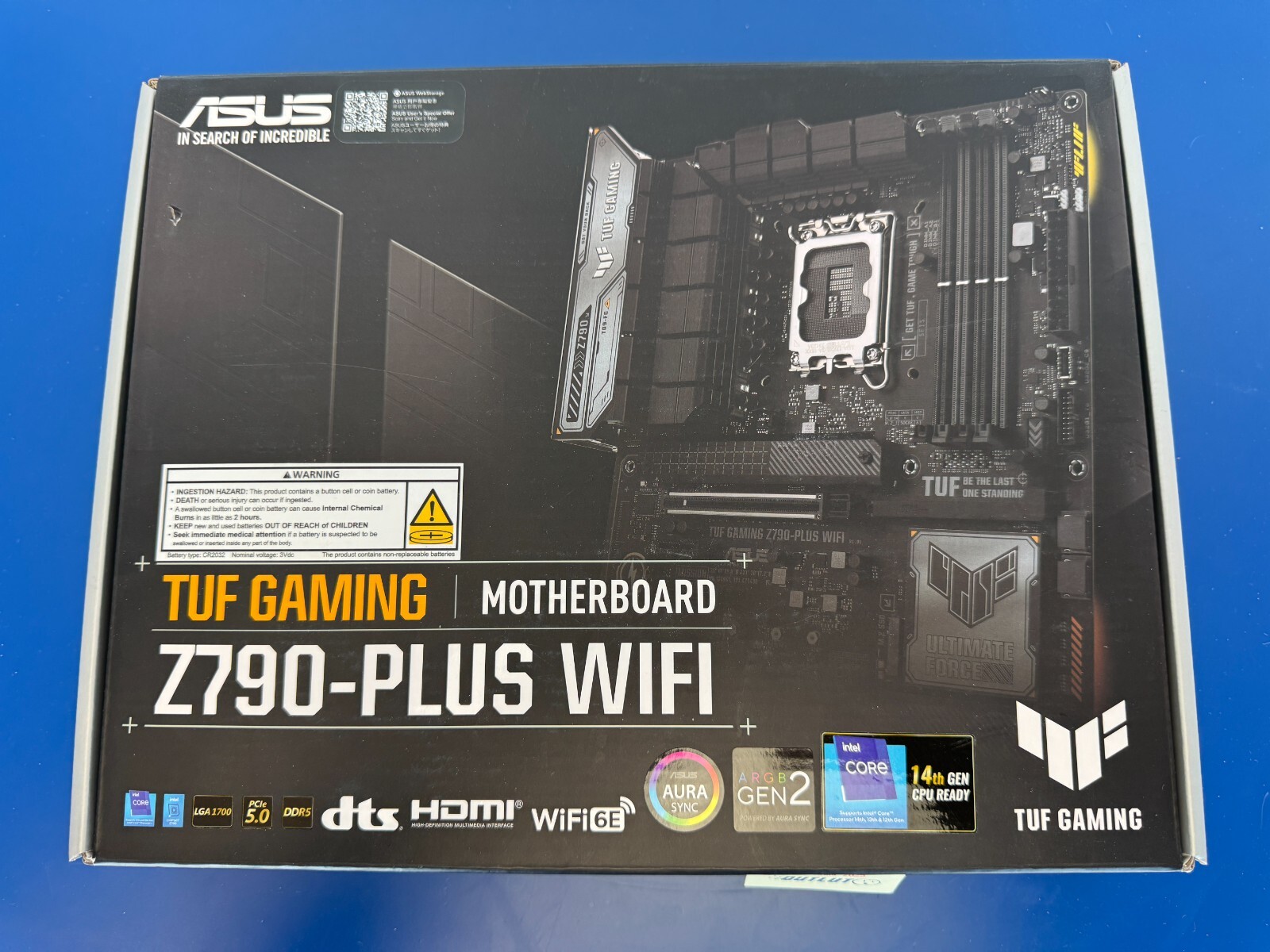 ASUS TUF Gaming Z790-Plus WiFi LGA 1700(Intel®12th, 13th & 14 Gen) ATX gaming MB
