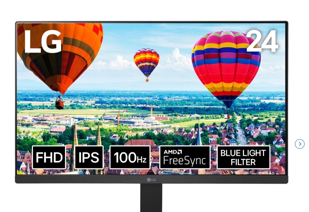 LG 24MR400-B 24" IPS LED Monitor
