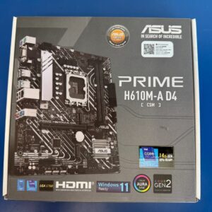 ASUS PRIME H610M-A D4-CSM LGA 1700 (Intel 12th, 13th &14th) Micro-ATX Commercial