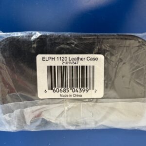 Canon Power Shot ELPH Camera Case with Belt Clip Open Box Leather