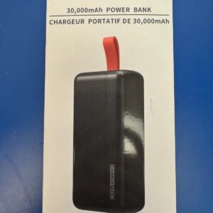 ChargeTech 30000mAh Power Bank - Black CTCTPB30000