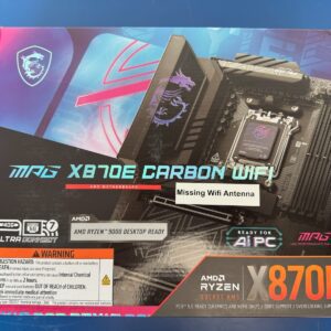 MSI MPG X870E CARBON WIFI AM5 AMD X870E SATA 6Gb/s ATX Motherboard