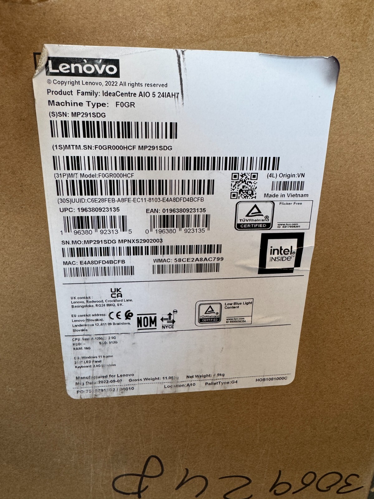 Lenovo IdeaCentre AIO 5 24IAH7 i5-12500H 16GB DDR5 RAM 512GB Win11 F0GR000HCF - Image 4