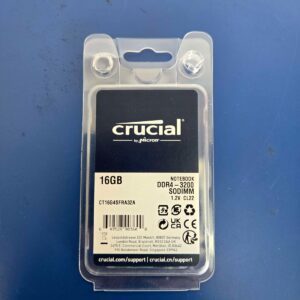 Crucial 16GB DDR4-3200 Laptop Memory RAM SODIMM CT16G4SFRA32A.C8FE