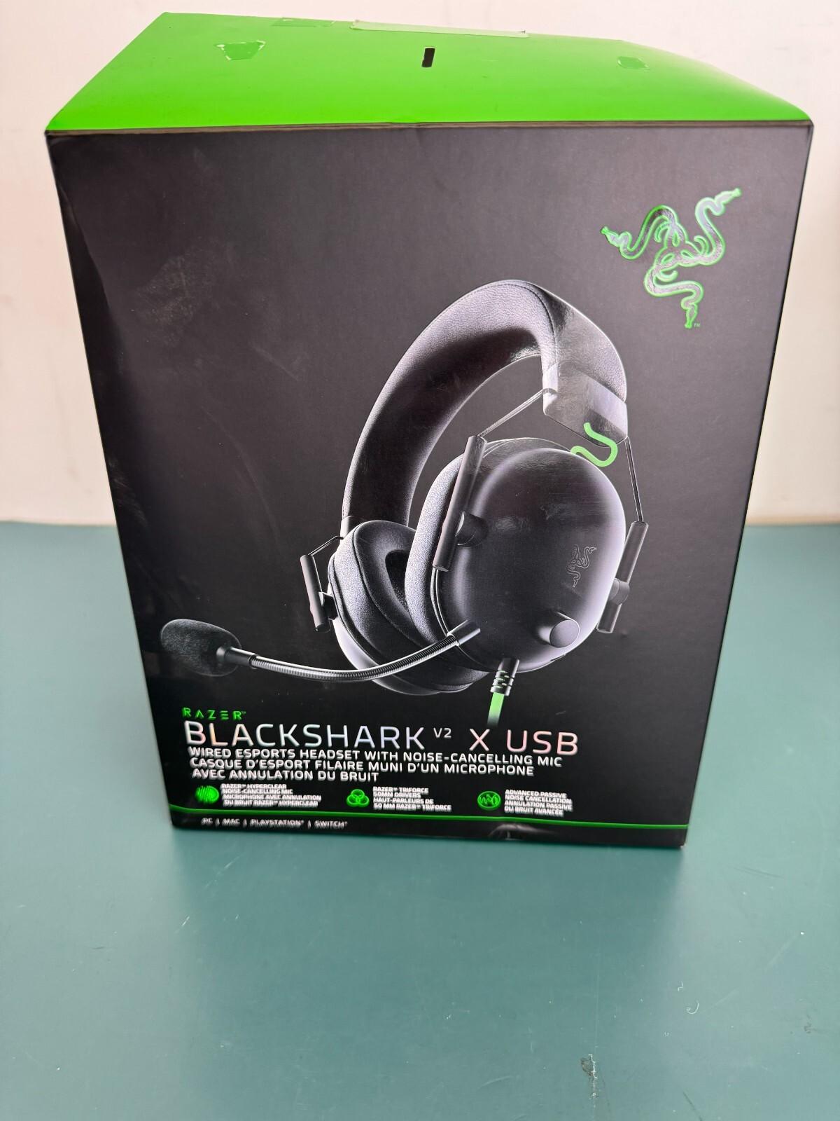 Razer Blackshark V2 X USB Wired Esports Headset W/ Noise Canceling Mic