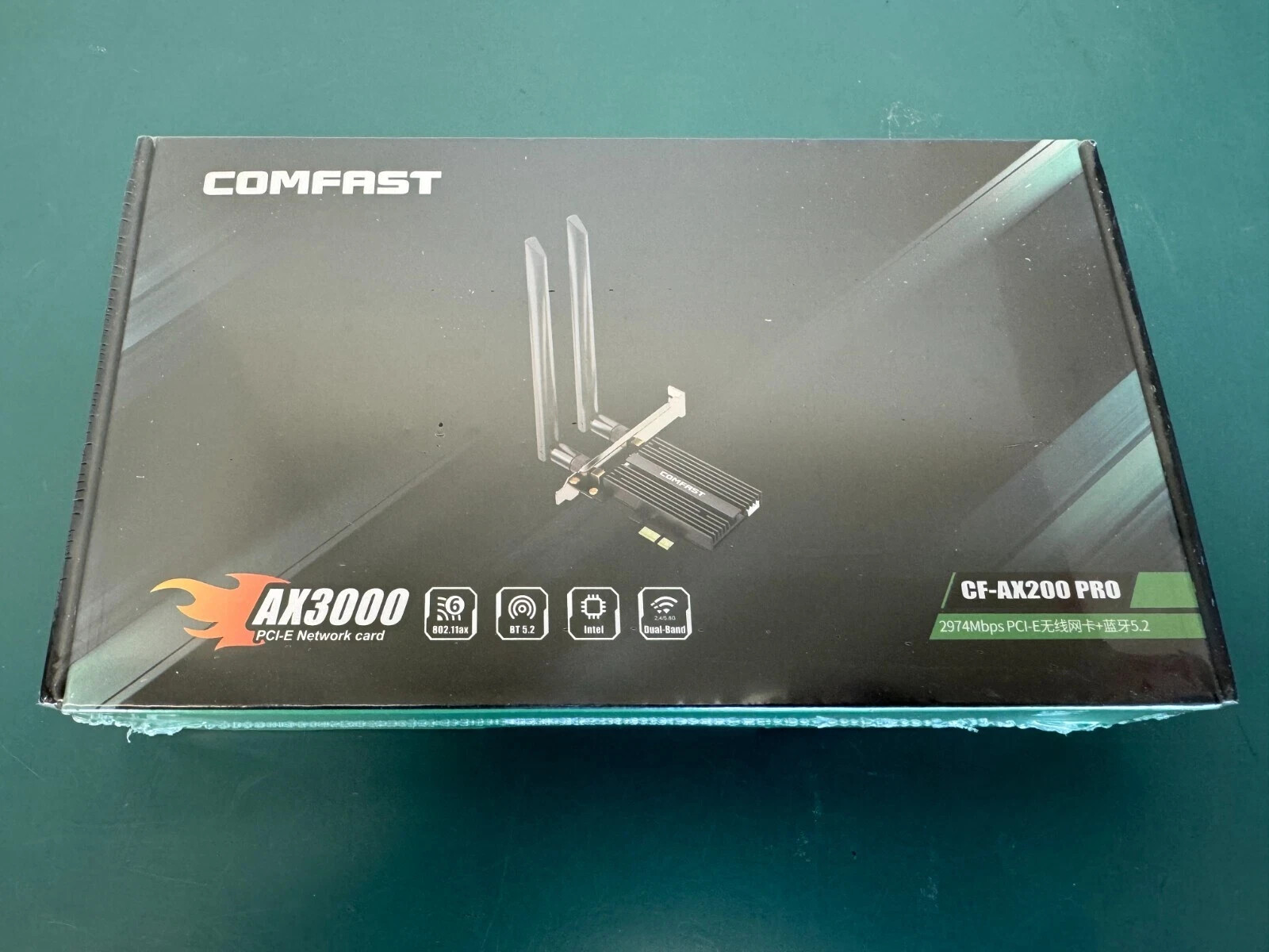 C0mfast 3000Mbps CF-AX200 PRO Wi-Fi 6 + Bluetooth 5.0 Internal PCIe AX3000 - Image 2