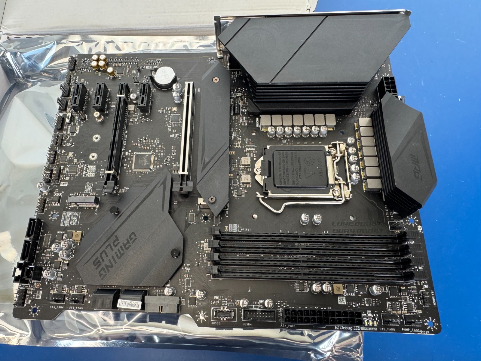 MSI MPG Z490 GAMING PLUS LGA 1200 Intel Z490 SATA 6Gb/s ATX Intel Motherboard - Image 2