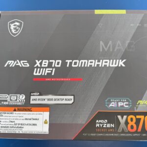 MSI MAG X870 TOMAHAWK WIFI AM5 AMD X870 SATA 6Gb/s ATX Motherboard