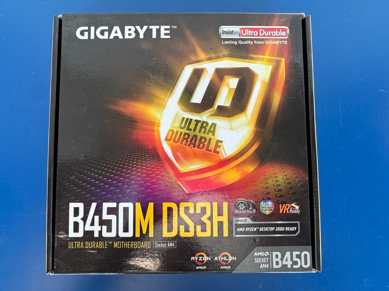 GIGABYTE B450M DS3H Motherboard AMD B450 Socket AM4 DDR4 M.2 M-ATX HDMI Ryzen