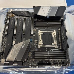 *READ* MSI Creator X299 Motherboard LGA 2066 PCI-E 3.0 1×U.2 M.2 8×SATAIII E-ATX