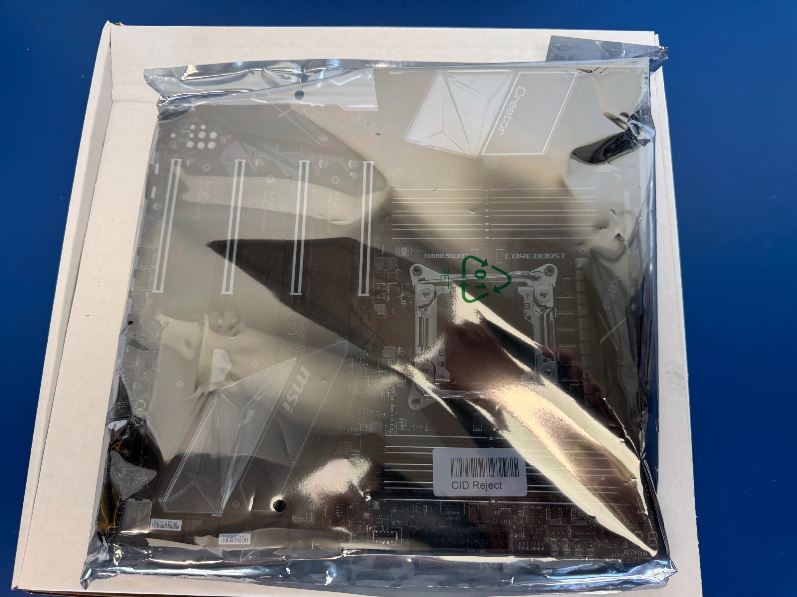 *READ* MSI Creator X299 Motherboard LGA 2066 PCI-E 3.0 1×U.2 M.2 8×SATAIII E-ATX - Image 4