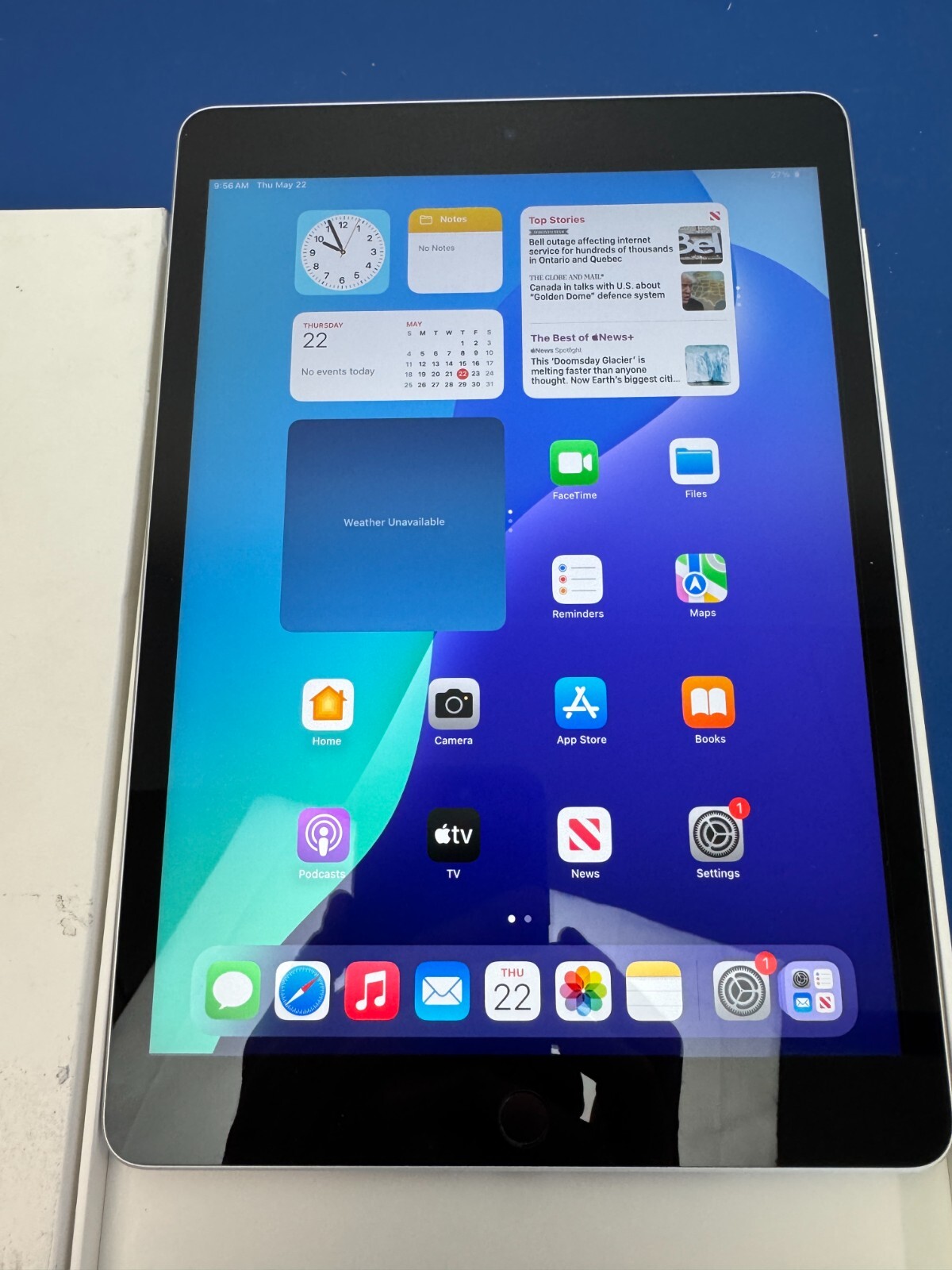 Apple iPad 9th Generation 10.2-inch 64GB Wi-Fi Silver A2602 - Image 6