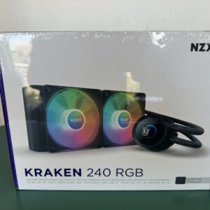 NZXT Kraken RGB 240mm - RL-KR240-B1 - AIO RGB CPU Liquid Cooler - LCD Display -