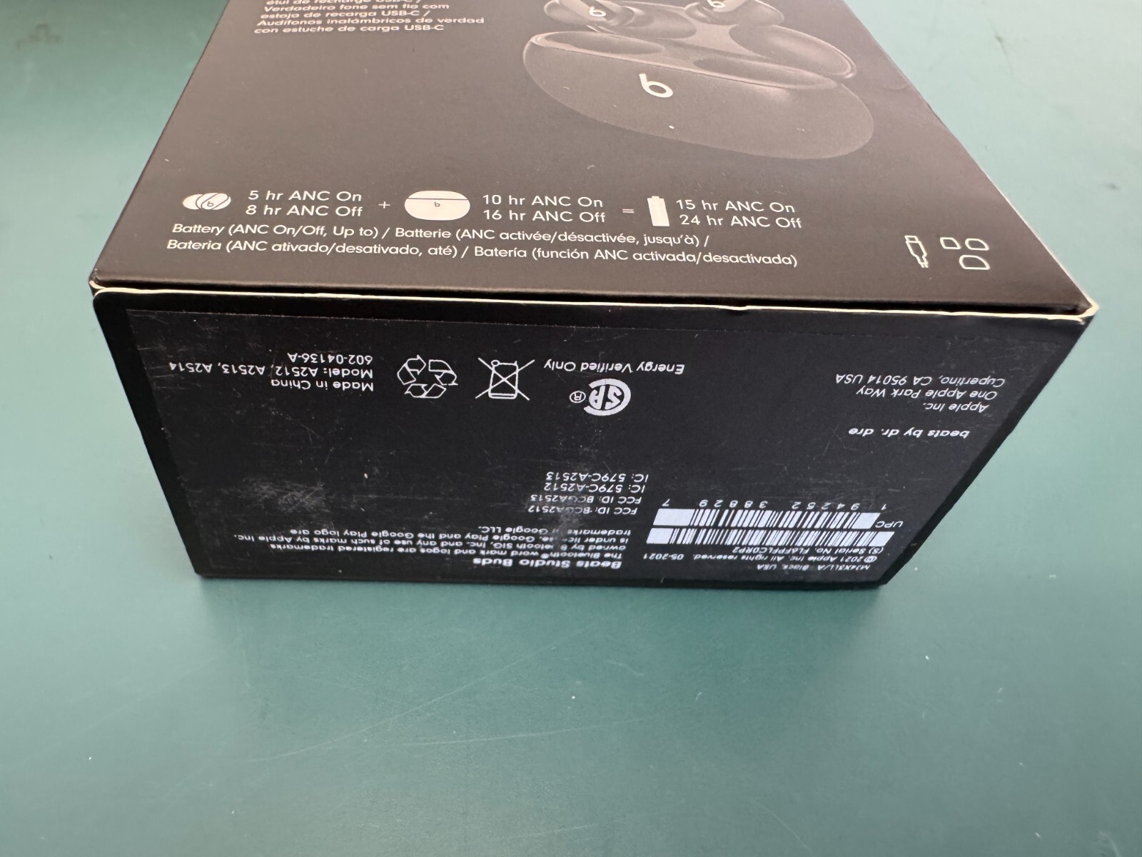 Beats Studio Buds Totally Wireless Noise Cancelling Earphones - Black OPEN BOX - Image 9