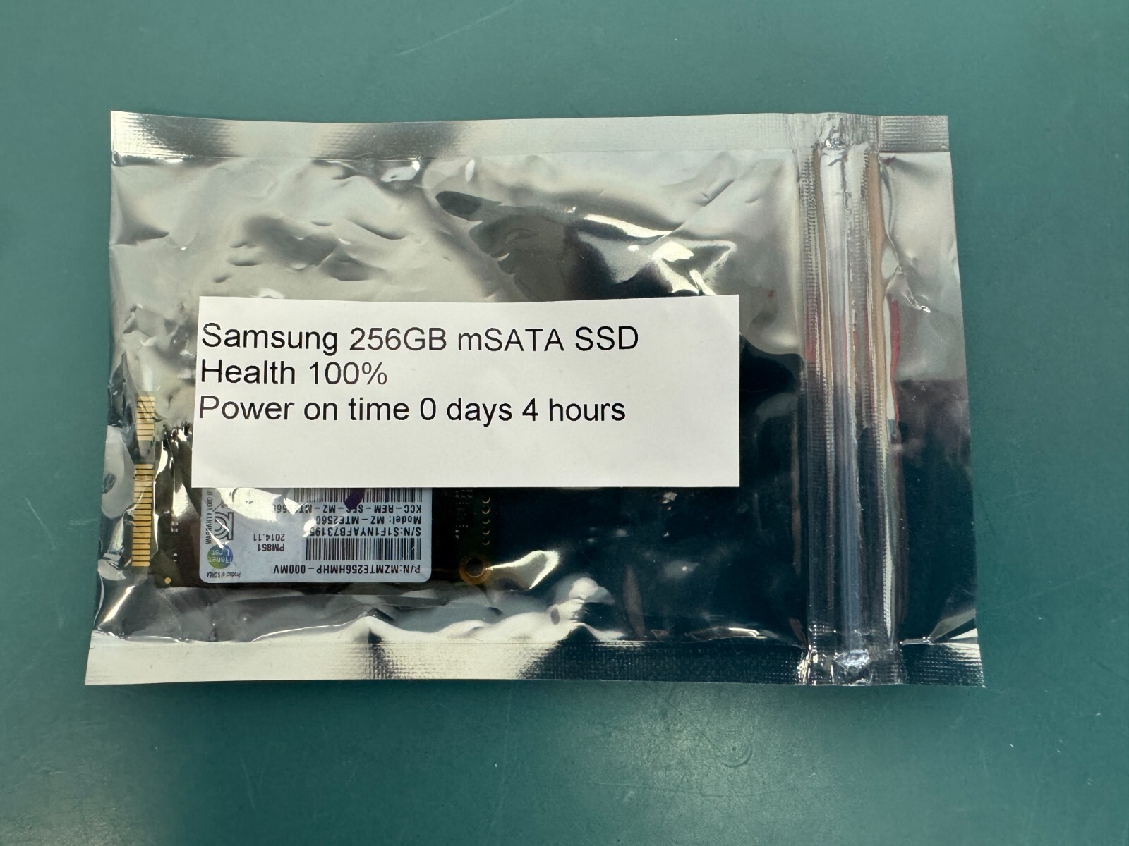 Samsung PM851 SSD 256GB 256G mSATA MZ-MTE2560 Solid State Drive TLC mSATA SSD - Image 2