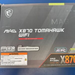 MSI MAG X870 TOMAHAWK WIFI AM5 AMD X870 SATA 6Gb/s ATX Motherboard