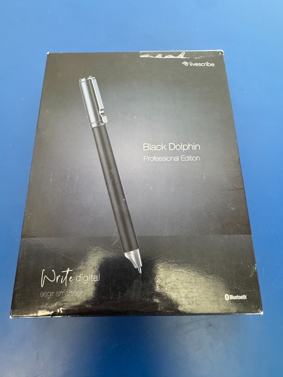 Livescribe Aegir Smartpen Black Daulphin Professional Edition With Lined Journal