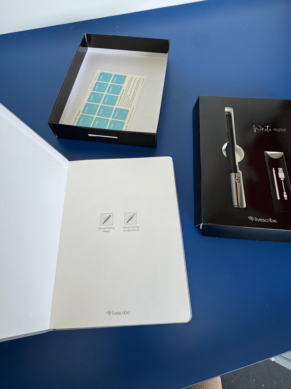 Livescribe Aegir Smartpen Black Daulphin Professional Edition With Lined Journal - Image 9