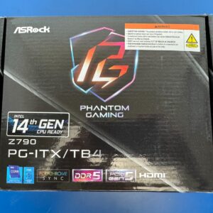 ASRock Z790 PG-ITX/TB4 Intel LGA1700 Mini-ITX  Mainboard , 2 slots DDR5, PCIE 5.