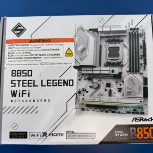 ASRock B850 STEEL LEGEND WIFI AM5 AMD B850 SATA 6Gb/s ATX Motherboard