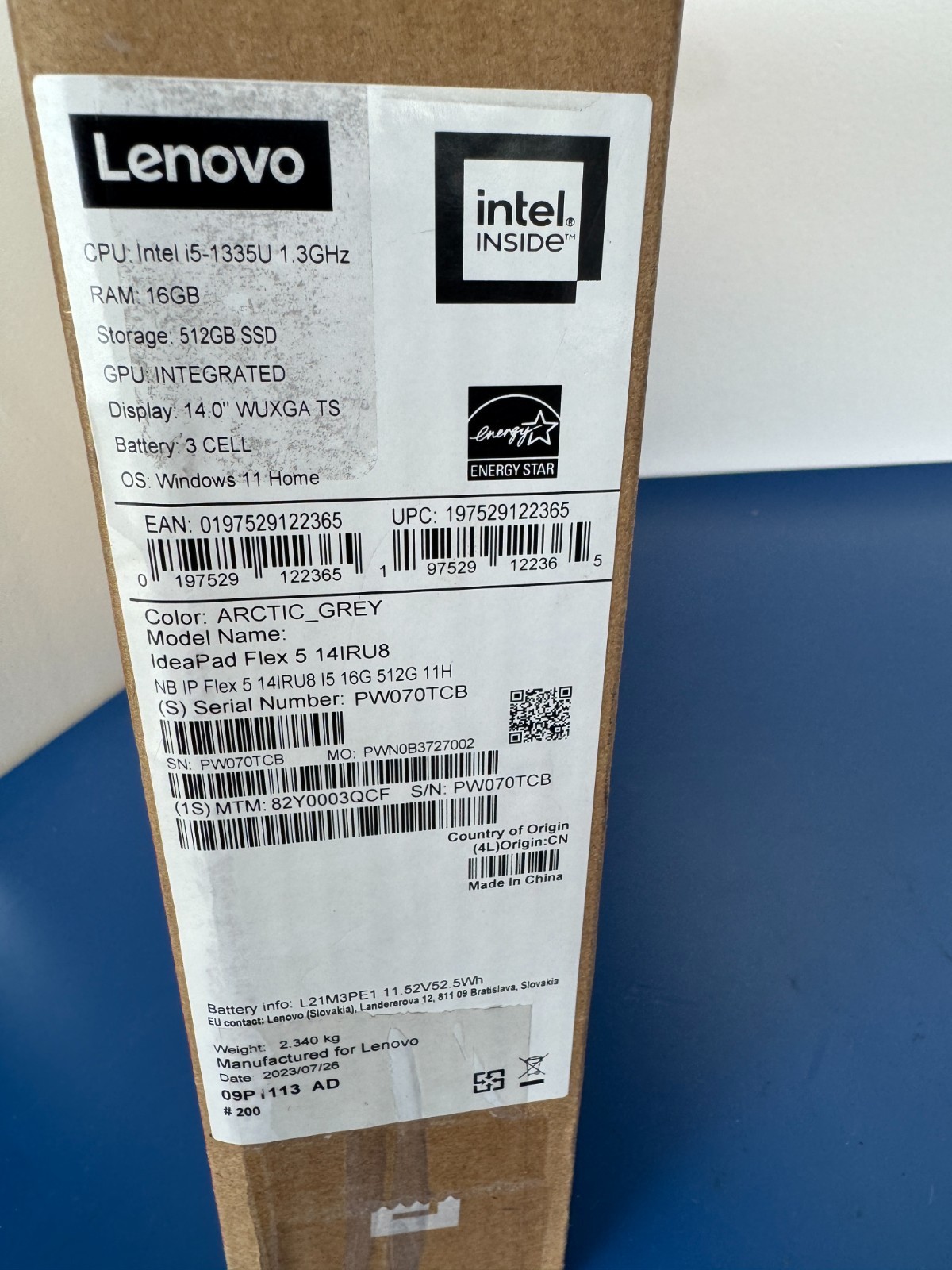 Lenovo IdeaPad Flex 5 14' i5-1335U, 16GB DDR4 4200MHz, 512GB SSD, Windows 11 - Image 7