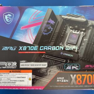 MSI MPG X870E CARBON WIFI AM5 AMD X870E SATA 6Gb/s ATX Motherboard