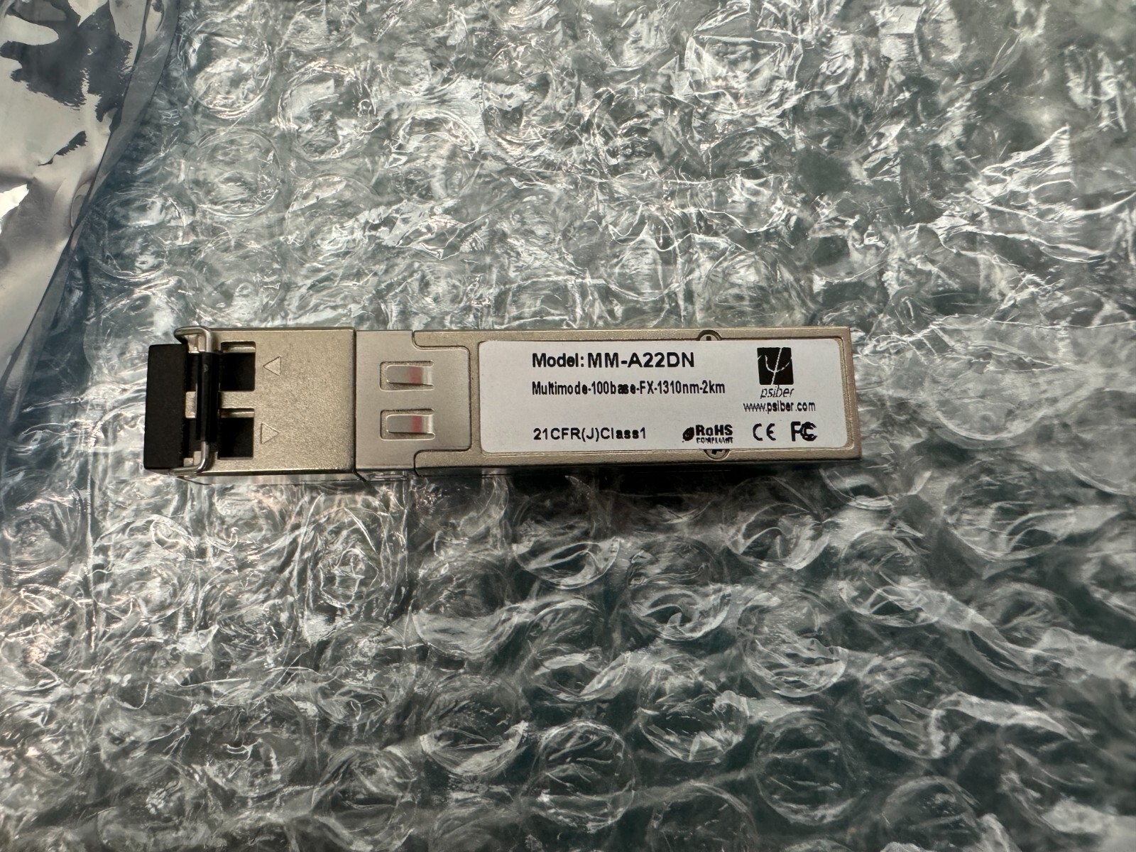 psiber MM-A22DN psiber Multimode SFP Tester, 100BASE-FX, 1300nm, 2km, for LanExp