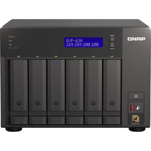 QNAP 6-Bay High-Performance NVR for SMBs, SOHO, and Home QVP-63A-US