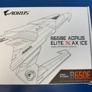 GIGABYTE B650E AORUS ELITE X AX ICE AM5 LGA 1718 AMD B650 ATX Motherboard
