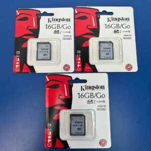 lot of 3 Kingston Digital 16GB SDHC Class 10 SD10VG2/16GB New