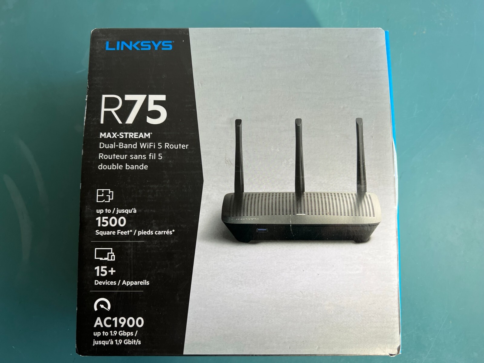 Linksys R75 EA7500 Max-Stream AC1900 MU-MIMO Gigabit Wi-Fi Router (EA7500V3-CA)