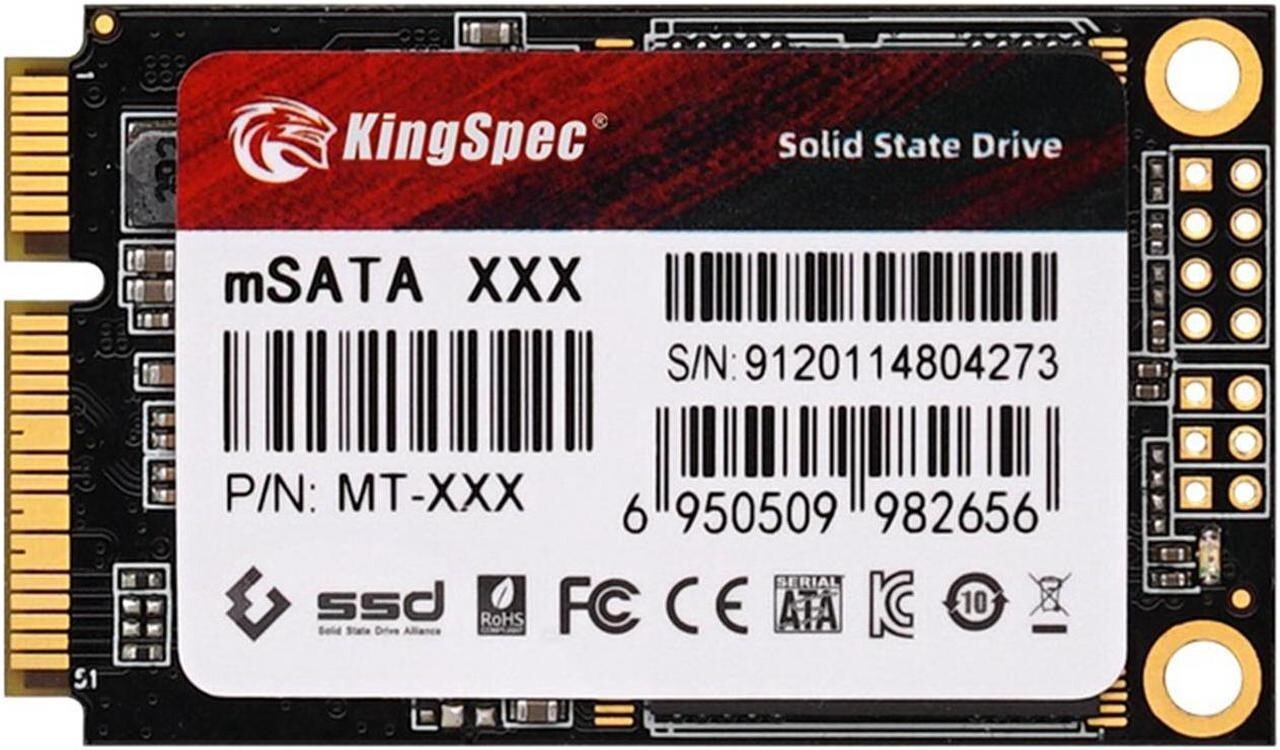 KingSpec MT-128 mSATA SSD Internal Solid State Drive 128GB