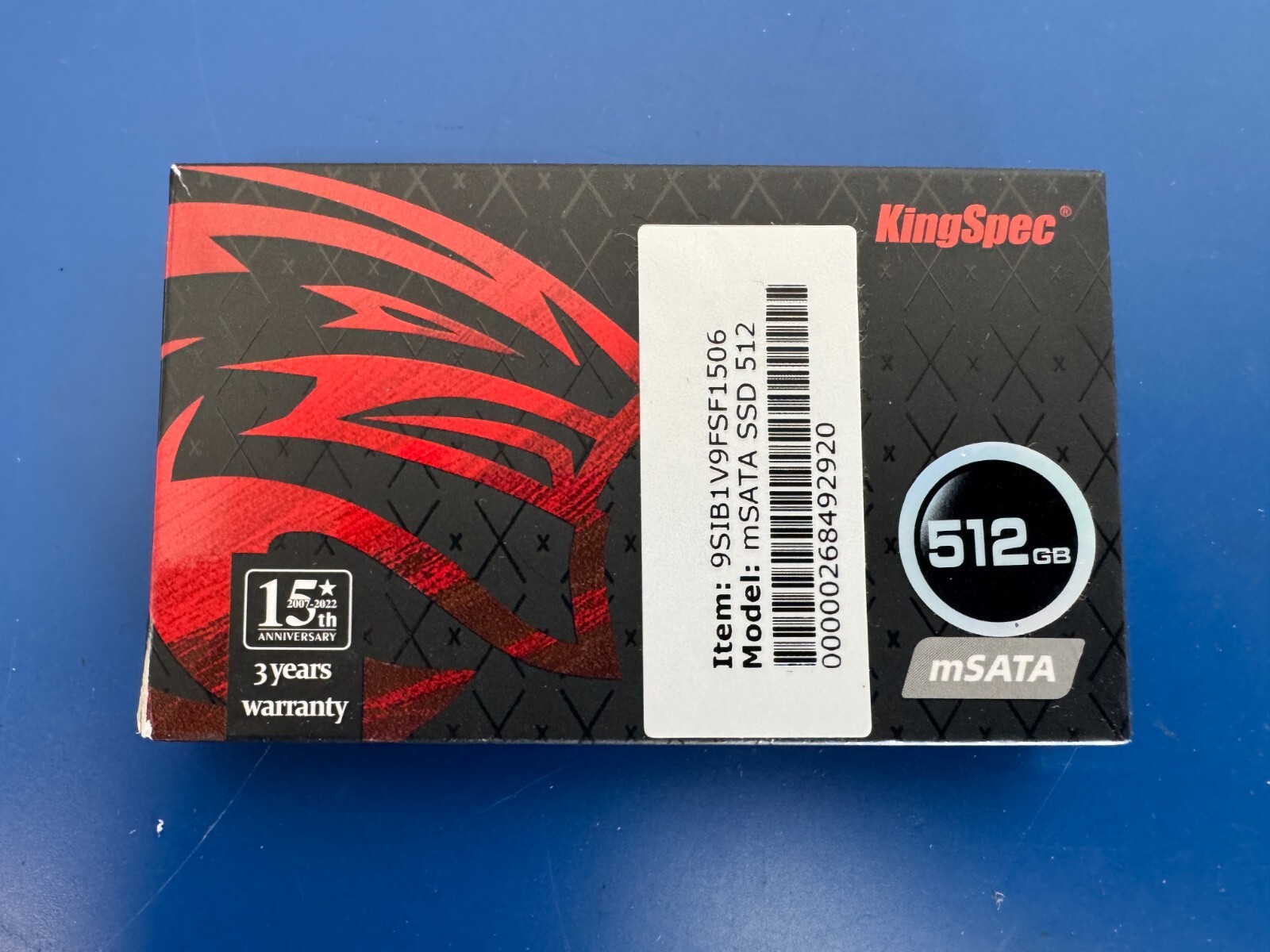 KingSpec MT-512 mSATA SSD Internal Solid State Drive 512GB - Image 2